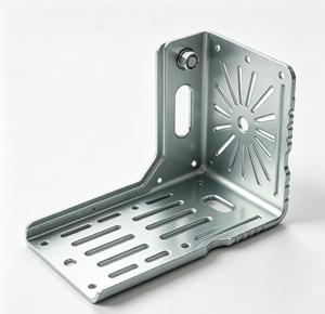 Pieza de Chapa Metálica de Acero Inoxidable Mecanizada por CNC con Orificios y Recortes para Aplicaciones OEM |   Fabricación de Chapa Metálica Personalizada - Product Image 3