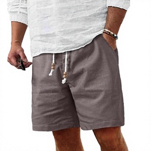 Pantalones Cortos Personalizados para Hombre con Logotipo Frontal, 100% Algodón Satinado, Transpirables, Cintura Media Elástica, Venta al Por Mayor, Todas las Tallas y Colores - Product Image 1