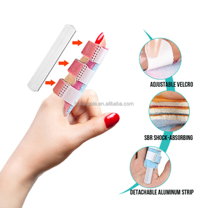 <strong>Colorful</strong> Fingers Braces Sleeve Soft Immobilizer Hand <strong>Splint</strong> Support Ring Reusable Index Broken Stabilizer Metal Finger <strong>Splints</strong> - Product Image 4