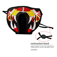 Masque lumineux LED activé par le son, prix d'usine, pour Halloween, fête musicale, masque effrayant pour cosplay, rave, festival, lumineux