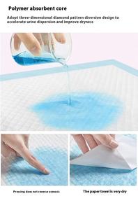Çevre dostu 6-layer hızlı emilim 60*90cm tek kullanımlık sızdırmaz İdrar Pad, Pet köpek eğitim İdrar Pad - Product Image 4