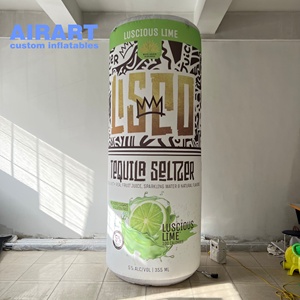 Lata de jugo inflable de publicidad luminosa de 3 metros de altura, elaborada por expertos para elevar el ambiente de las decoraciones de <span class=keywords><strong>Gala</strong></span> - Product Image 4