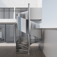 Escalier en colimaçon d'occasion à vendre, escalier en fer pour grenier, escalier d'extérieur, escalier de gym, escalier en colimaçon pour salle de sport