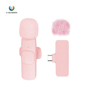 Micrófono de Solapa Inalámbrico 2.4G con Clip, USB C, Mini Micrófono de Solapa, Plug-and-Play, 2026 - Product Image 1