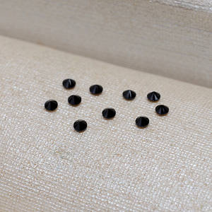 50 éléments de bijouterie faits à la main en zircone noire baroque, matériel de fabrication de bijoux, 3988 - Product Image 1