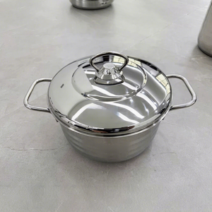 Set di Pentole in Acciaio Inox 201 <span class=keywords><strong>KORKMAZ</strong></span> Tipo U Turchia 1990, 9 Pezzi - Product Image 3