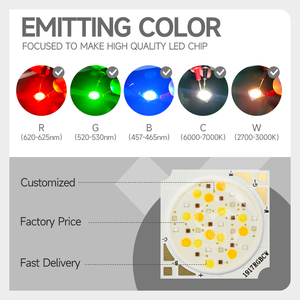 Thiết kế mới COB Chip rgbcw 35W 200W 800mA 1600ma <span class=keywords><strong>LED</strong></span> 5 màu sắc trong 1 2700-6500k tùy chỉnh CCT cho đèn hồ cá - Product Image 4