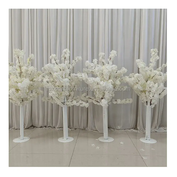 Töreni dekor yapay açık kiraz çiçeği olay bahçe beyaz çiçek ağacı düğün malzemeleri