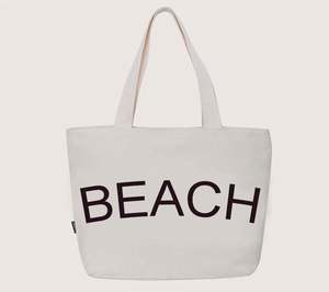 Bolsa de Lona Ecológica, Económica, al por Mayor, de Algodón de Guangdong, para la Playa, Compras, Plegable y Reutilizable - Product Image 4