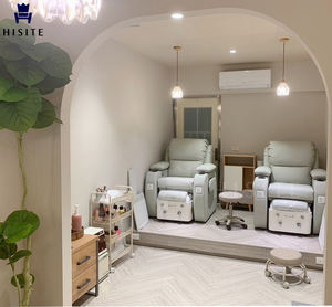 リクライニングマッサージ付きフットスパ用Hisiteネイルサロンペディキュアチェア - Product Image 6