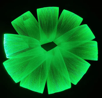 Lumières en maille à fibre optique LED-Filet à fibre optique à lueur latérale pour arbres de Noël Éclairage en étoile Lampe à fibre optique acrylique RVB