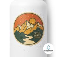 Pegatinas Retro de Aventura en la Montaña, Calcomanías de Vinilo Resistentes a la Intemperie, Personalizadas y Troqueladas, para Equipo de Campamento y Senderismo al Aire Libre