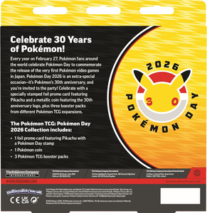 Vente en gros <span class=keywords><strong>Pokémon</strong></span> 30e Anniversaire TCG : Coffret Cadeau de Cartes à Collectionner <span class=keywords><strong>Pokémon</strong></span> Journée 2026 pour Jouets et Cadeaux - Product Image 3