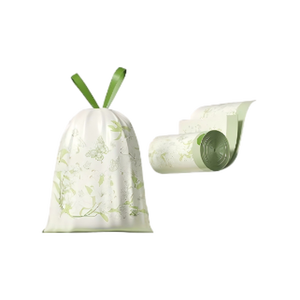 Huamaohengchun Drawstring Tear-Free Separated Plastic Can Liner for Bathroom Office Home Bedroom <b>Small</b> Garbage <b>Basket</b> Bags - Product Image 1