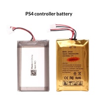 Batterie pour manette PS4 2500mAh, batterie lithium modifiée à grande capacité, Slim/Pro, longue durée de vie, matériau ABS