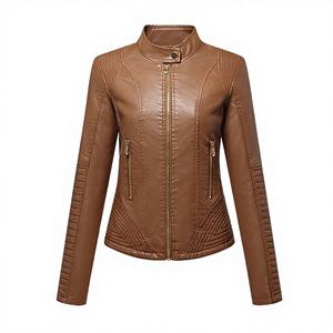 Veste de moto d'hiver pour femme de haute qualité 100% polyester à capuche unie respirante fermeture éclair design personnalisé style slim - Product Image 4