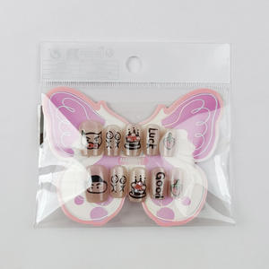 Uñas Postizas <span class=keywords><strong>de</strong></span> Dibujos Animados para Niñas <span class=keywords><strong>de</strong></span> 10 a 16 Años, 10 Piezas, Puntas <span class=keywords><strong>de</strong></span> Uñas Xiao Xin, Pegatinas <span class=keywords><strong>de</strong></span> Uñas con Diseño <span class=keywords><strong>de</strong></span> Pastel <span class=keywords><strong>de</strong></span> Fresa - Product Image 5