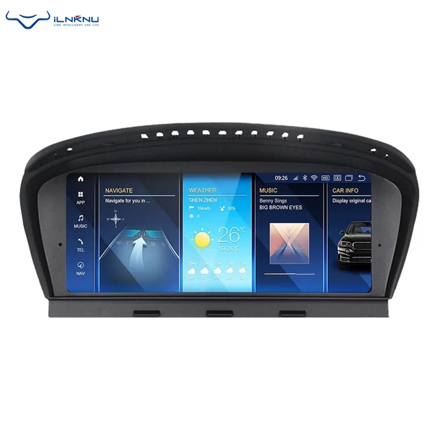 Car Stereo CarPlay Android 11 for Player with DSP & Amplifier for BMW 5/E90/E91/E92 Series-GPS Navigation