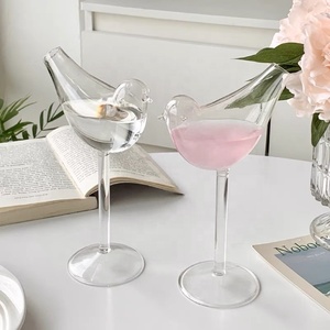 150ml Vintage Bar Little Bird Shape Cristalería Copa de cóctel Cristal Martini Copa con tallo - Product Image 1