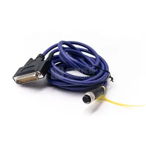 Industrial Ethernet Cable M12 Connector 17 Pin Female to D-SUB 25Pin Male