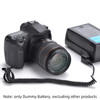 KingMa Kabel Daya Adaptor Baterai, D-tap Ke NP-FW50 Dummy untuk Sony A7R2 A7M2 A6000 A6300 A7