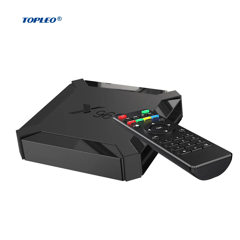 Topleo X96Q 10.0 1GB 2GB RAM Smart Android TV box ricevitore digitale 4k Smart Tv Box