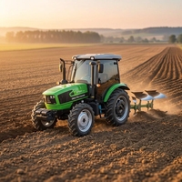 Tracteur agricole d'occasion Deutz Fahr CD704 70 CV 4x4, origine Shandong, certifié, rapport d'inspection vidéo, moteur à engrenages