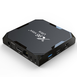 Nuevo reproductor de medios OEM Android 11 <span class=keywords><strong>Amlogic</strong></span> S905x4 x96 max plus 4GB 32GB Dual WIFI BT Andrroid TV Box - Product Image 3