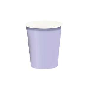 Vasos de papel de 200 ml (6 oz), color lila, 20 unidades por paquete - Product Image 1