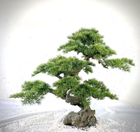 Grüner Willkommens-Kiefernbaum für Garten Außen- und Innendekoration Künstliche Kiefern im Chinesischen Stil