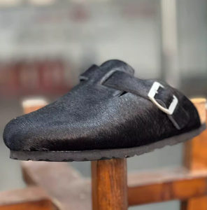<span class=keywords><strong>Mules</strong></span> en fausse fourrure imprimé léopard - <span class=keywords><strong>Mules</strong></span> à boucle réglable, chaussures décontractées confortables pour l'intérieur et l'extérieur, <span class=keywords><strong>mules</strong></span> personnalisables pour hommes - Product Image 3