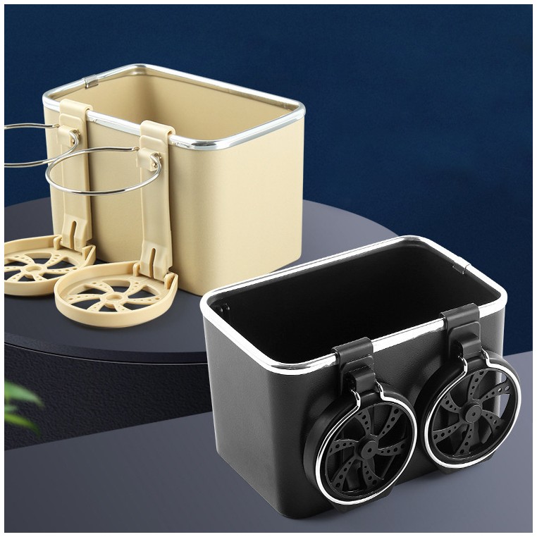 NewHeng Car Armrest Storage Box Water Cup Holder - Multifunctional Car Organizer