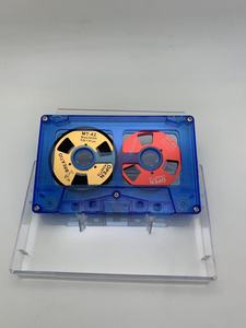 Coque de cassette VHS transparente multicolore vibrante, accessoires de stockage vidéo créatifs, collection d'accessoires multimédias rétro - Product Image 4