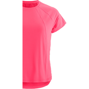 Camiseta de Manga Corta con Cuello Redondo, Estilo Urbano, Ecológica, Transpirable, para Mujer, Bordada, de Algodón Orgánico Sólido - Product Image 5