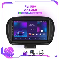 Autoradio Android pour Fiat 500X 2014-2020 Navigation GPS Multimédia Vidéo Player WiFi + 4G DSP Wireless Carplay FM DSP Autoradio