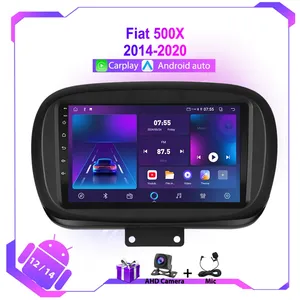 Autoradio Android pour <span class=keywords><strong>Fiat</strong></span> <span class=keywords><strong>500X</strong></span> 2014-2020 Navigation GPS Multimédia Vidéo Player WiFi + 4G DSP Wireless Carplay FM DSP Autoradio - Product Image 2
