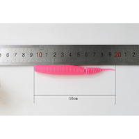 Leurre artificiel souple en PVC, leurre bionique 7,5g 10cm, coulant et flottant, simulant une pupée d'abeille pour la pêche au saumon en rivière et en ruisseau