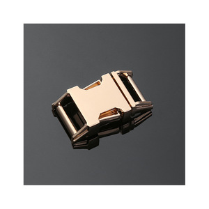 Rose Gold Side Release Buckle Metal Durable For Bags Backpacks Pet <b>Webbing</b> Hardware Accessories - Product Image 4