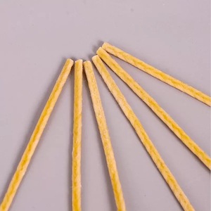 고품질 프리탭 헴프 캔들 심지, 100% 천연 밀랍 코팅, 부활절 항아리 양초용 - Product Image 5
