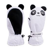 Mitaines de ski imperméables pour enfants, gants chauds thermiques d'hiver, sangle de poignet réglable, paume antidérapante pour enfants, snowboard