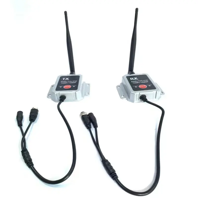 Universal Wireless Video Transmitter and Receiver Kit for Vehicle Backup Camera Supports AHD 1080P Long Range Transmission