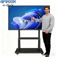 Pizarra interactiva de 55, 65, 75 y 86 pulgadas, pantalla táctil para sala de conferencias, tablero inteligente Android 4K de 85 pulgadas para reuniones de negocios