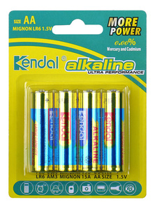 Pilas Primarias LR6 de Celda <span class=keywords><strong>Seca</strong></span>, Pilas Alcalinas AA de 1.5V Kendal para Juguetes, Se Acepta OEM - Product Image 3