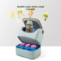 Sac isotherme pour allaitement, sac de transport pour lait maternel, sac thermique non tissé avec doublure en aluminium pour le stockage en extérieur