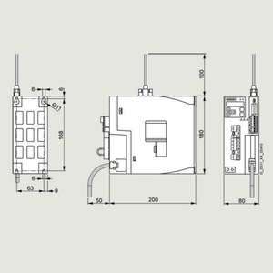 เซอร์โวมอเตอร์และไดรฟ์ VFD รุ่นใหม่ Sinamics 6SL3210-5FE10-8UA0 0.75kw V90 ของแท้ - Product Image 4
