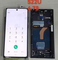 Untuk S22 Ultra/S908 OLED/TFT LCD Layar Sentuh Kecerahan Tinggi dengan Bingkai, Perbaikan Penggantian Layar Ponsel, Garansi 1 Tahun