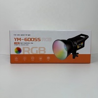 Kit d'éclairage vidéo LED RGB de qualité professionnelle avec réflecteur, CRI élevé 95, 100W, télécommande