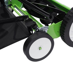 16 18 20-inch Manual Hand <strong>Push</strong> Reel Lawn <strong>Mower</strong> Mowers with 4 <strong>Wheels</strong> - Product Image 5