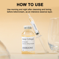 Sérum concentré en ampoule de peptides à marque privée : cible les rides et booste la fermeté – Sérum hydratant pour le visage