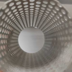 304 SS kawat pukulan lubang bulat baja tahan karat jala berlubang tabung Filter jala - Product Image 3